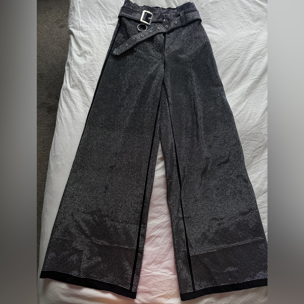I.AM.GIA Black Pants with Silver Studs
